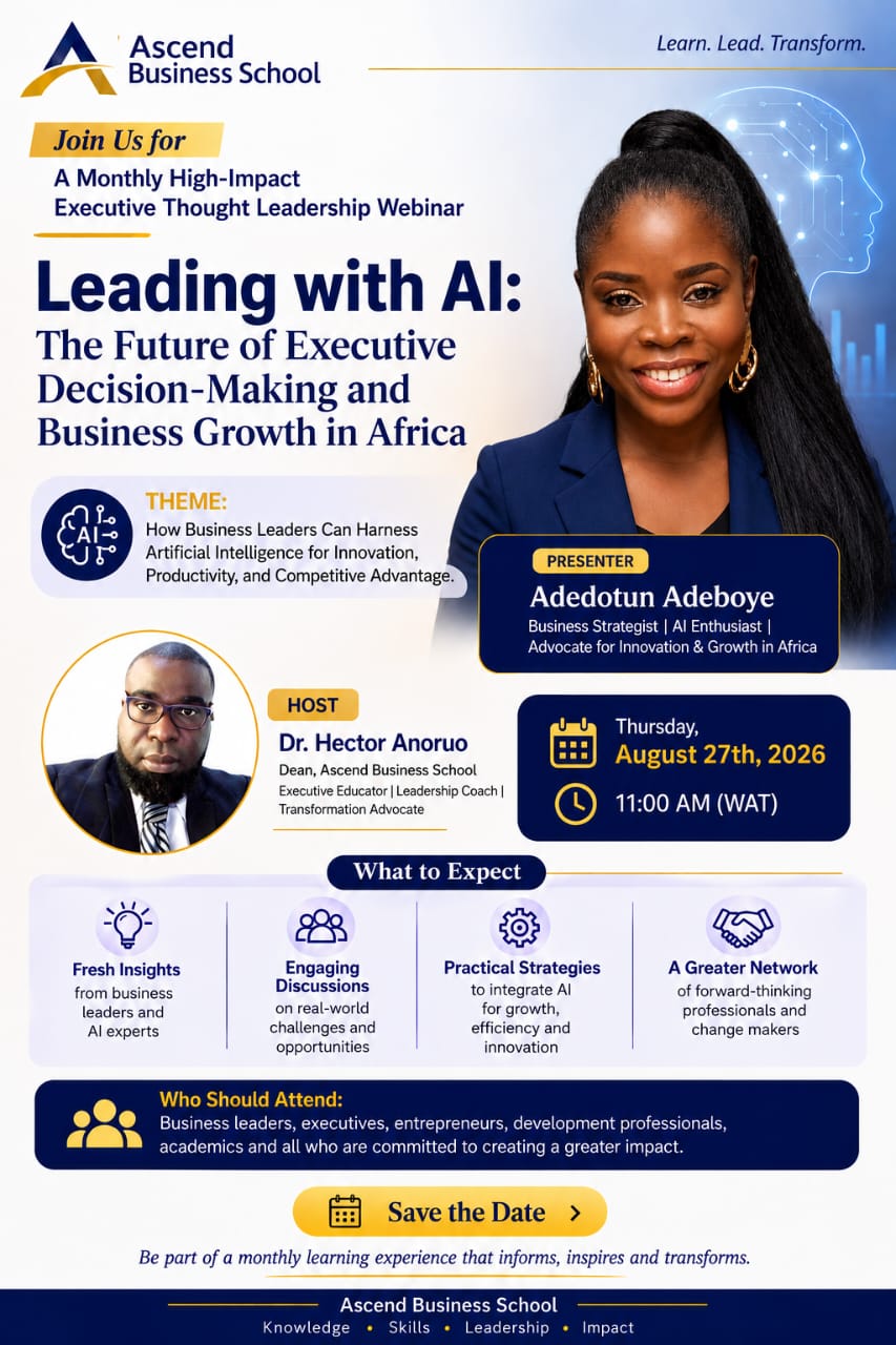 Leading with AI Executive Thought Leadership Webinar